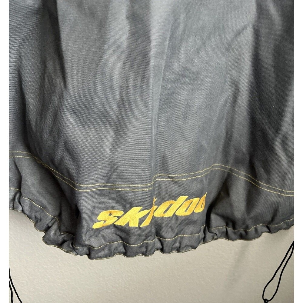 Vintage Ski-Doo Team Bombardier Men's L Jacket Black/Gray - Picture 10 of 12